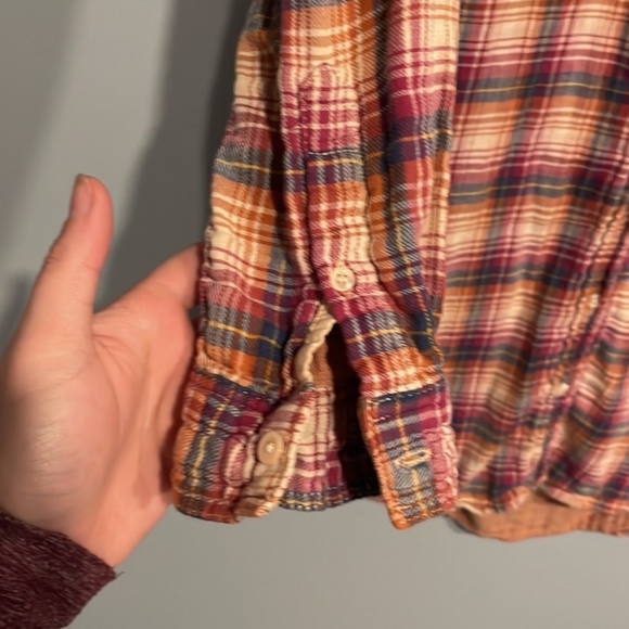 ARITZIA Wilfred Free Plaid Button Up Shirt Tunic Dress S M - Picture 9 of 11